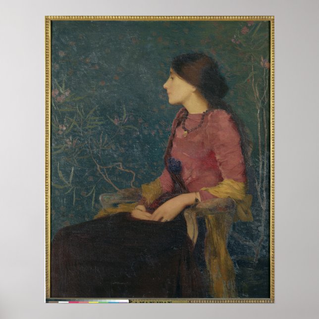 Portrait of Thadee-Caroline Jacquet Poster (Front)