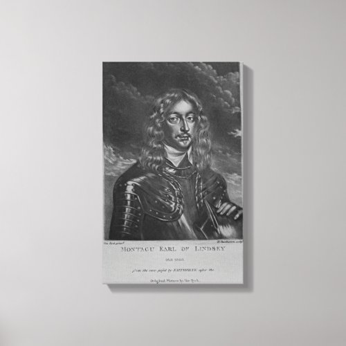 Portrait of the 2nd Earl of Lindsay Canvas Print