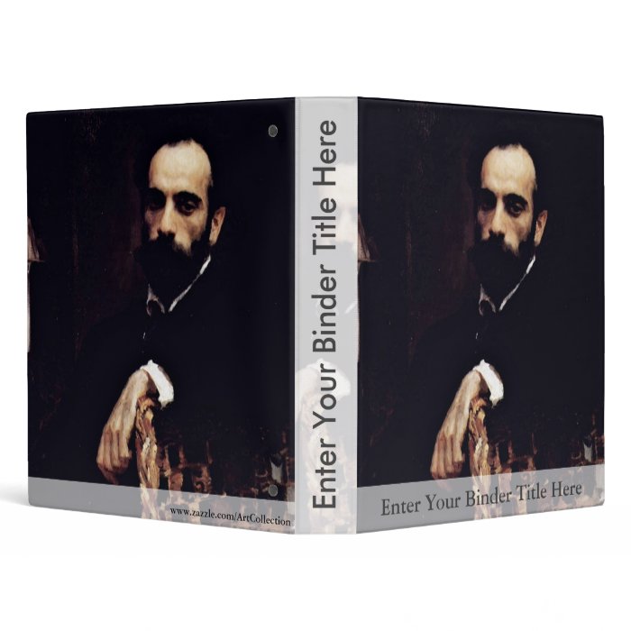 Portrait Of The Artist Ii Levitan By Serow Walenti Vinyl Binder