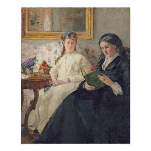 Portrait of the Artists mother and sister Poster