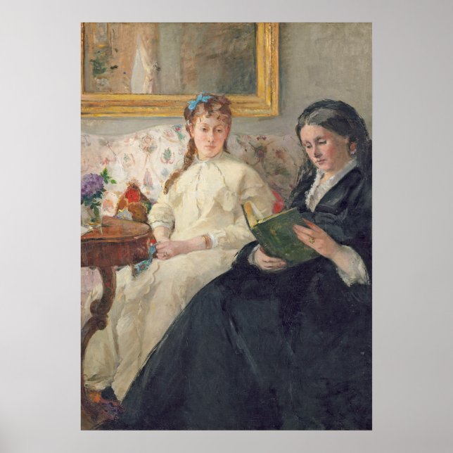 Portrait of the Artist’s mother and sister Poster (Front)