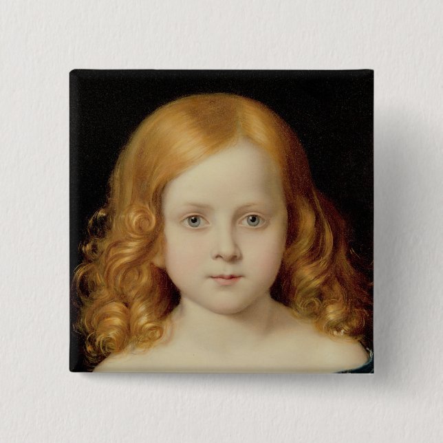 Portrait of the Artist's Daughter Button (Front)