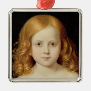 Portrait of the Artist's Daughter Metal Ornament