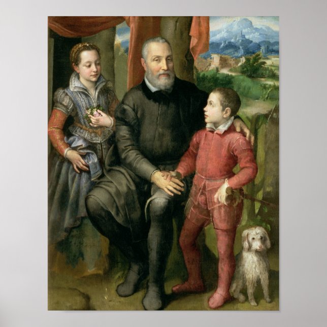Portrait of the artist's family, Minerva Poster (Front)
