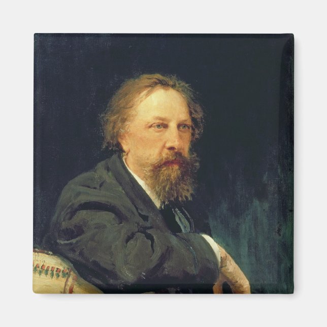 Portrait of the Author Count Alexey K. Tolstoy Magnet (Front)
