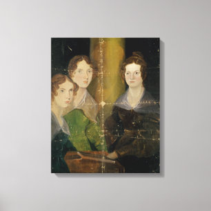 Portrait of the Bronte Sisters, c.1834 Canvas Print