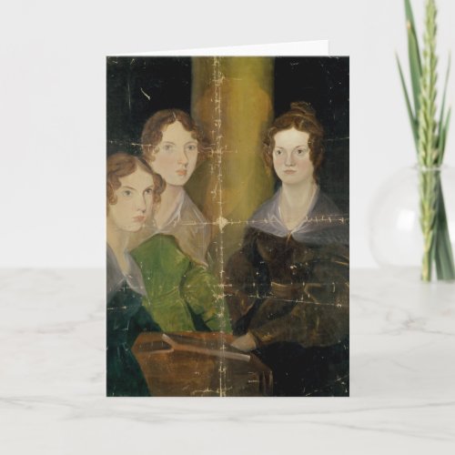 Portrait of the Bronte Sisters c1834 Card