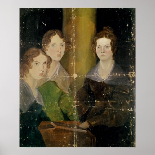 Portrait of the Bronte Sisters c1834 Poster