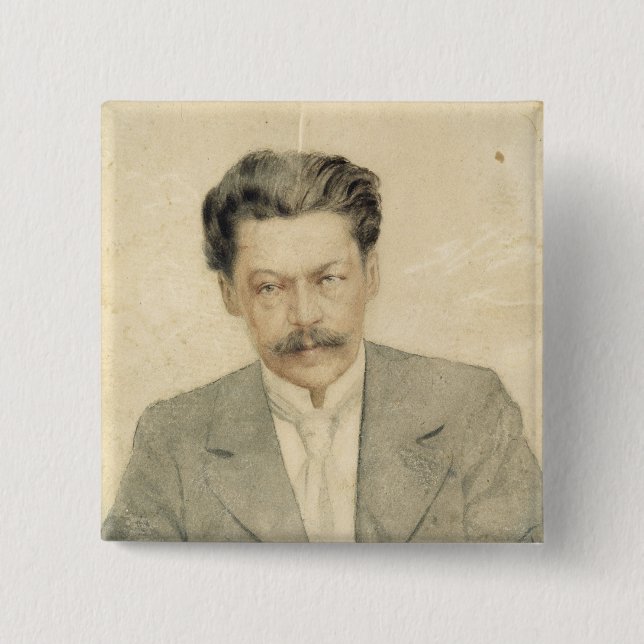 Portrait of the composer Anton Arensky Button (Front)
