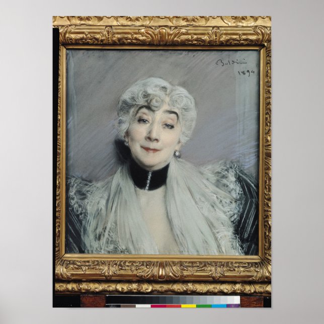 Portrait of the Countess de Martel de Janville Poster (Front)