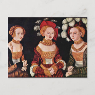 Portrait Of The Duchesses Emilla Sybille Von Sachs Postcard