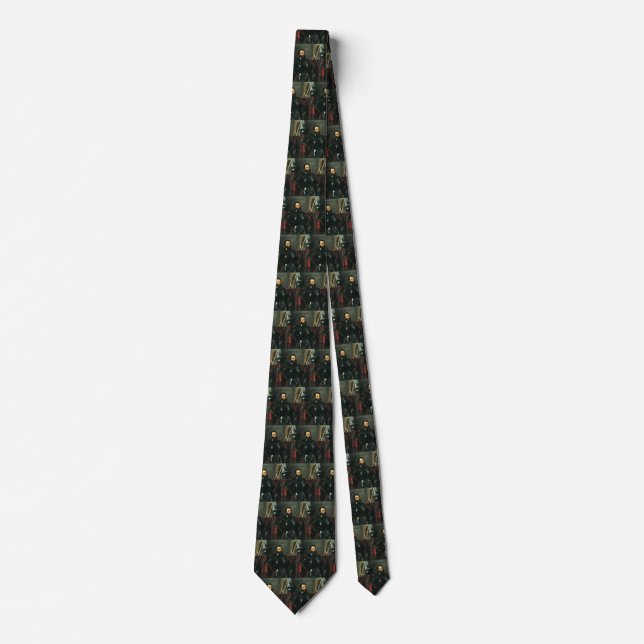 Portrait of the Duke of Urbino by Titian Neck Tie (Front)