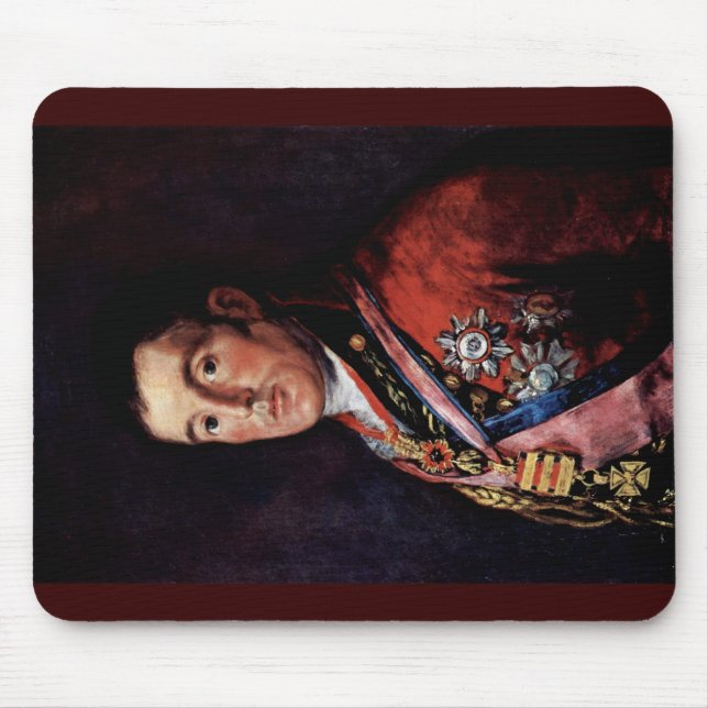 Portrait Of The Duke Of Wellington Mouse Pad (Front)