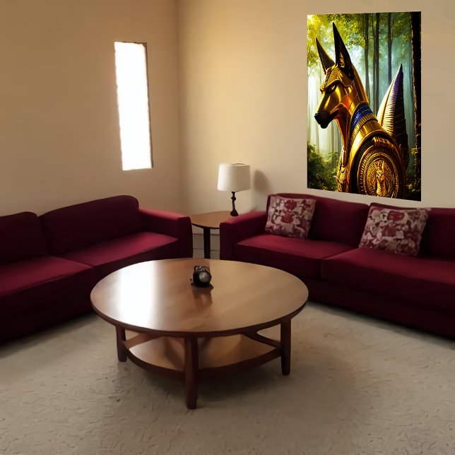 Portrait of the Egyptian God Anubis | AI Art Poster (Creator Uploaded)