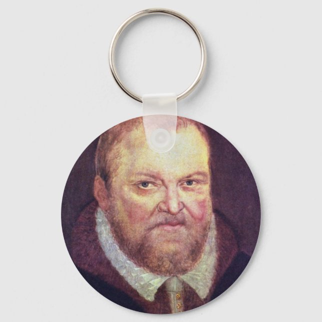 Portrait Of The Elector Augustus I Of Saxony By Cr Keychain (Front)