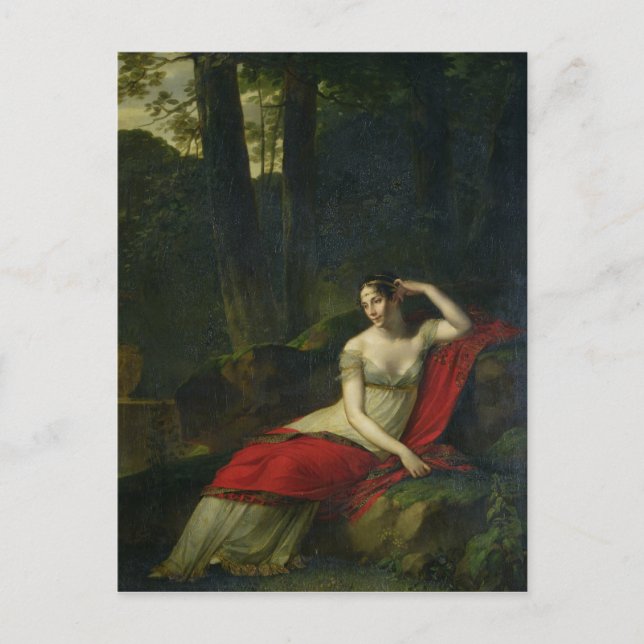 Portrait of the Empress Josephine , 1805 Postcard (Front)