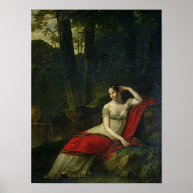 Portrait of the Empress Josephine , 1805 Poster (Front)