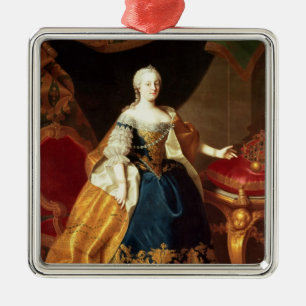Portrait of the Empress Maria Theresa Metal Ornament