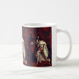 Portrait Of The French King Louis Xiv By Rigaud Hy Coffee Mug