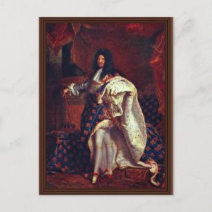 King Louis XIV 14 France Card Maximum Postcard M4