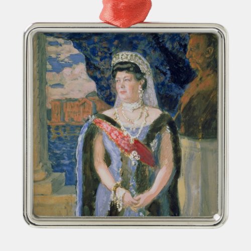 Portrait of the Grand Duchess Maria Pavlovna Metal Ornament