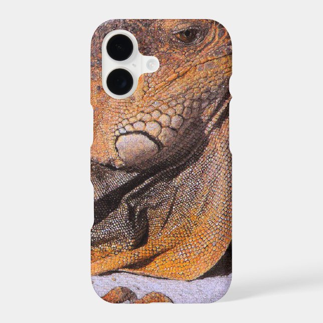 Portrait of the Iguana Case-Mate iPhone Case (Back)
