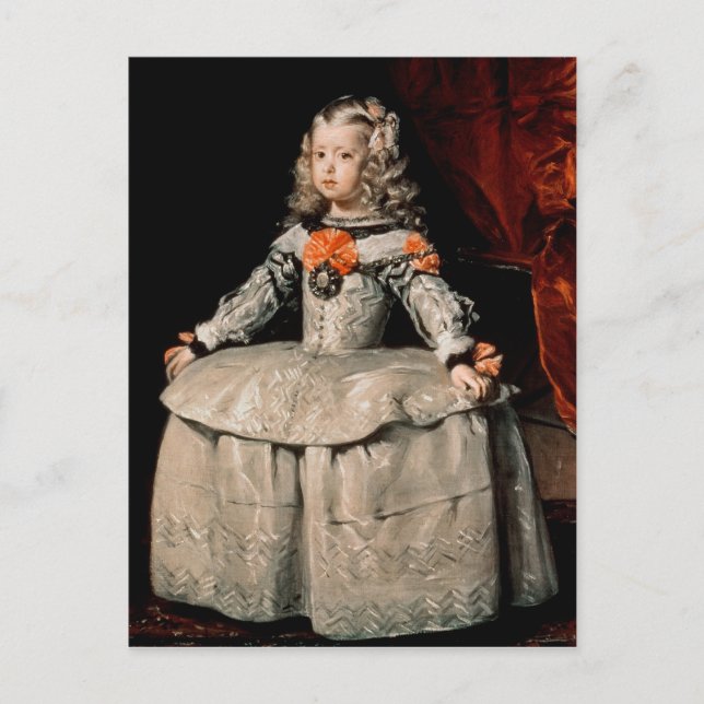 Portrait of the Infanta Margarita Aged Five Postcard (Front)