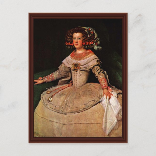 Portrait Of The Infanta Maria Teresa Postcard (Front)