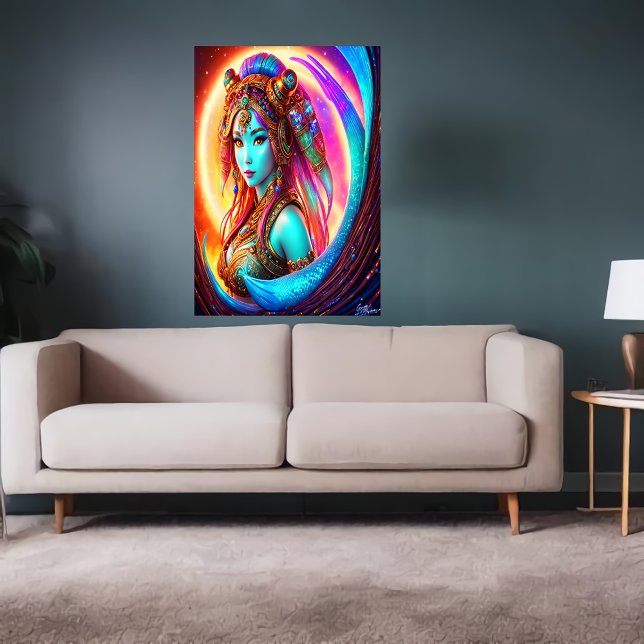 Portrait of the Inuit Goddess Sedna | AI Art Poster (Creator Uploaded)