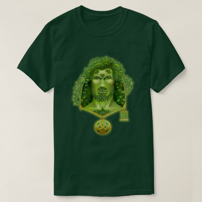 Portrait of the Ivy Green Man T-Shirt (Design Front)