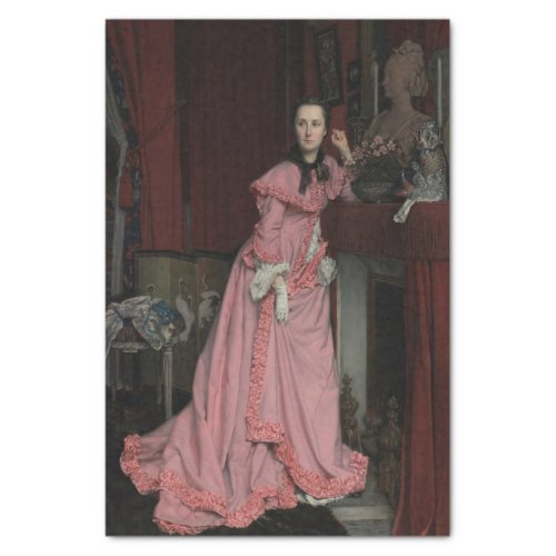Portrait of the Marquise De Miramon by Tissot Tissue Paper