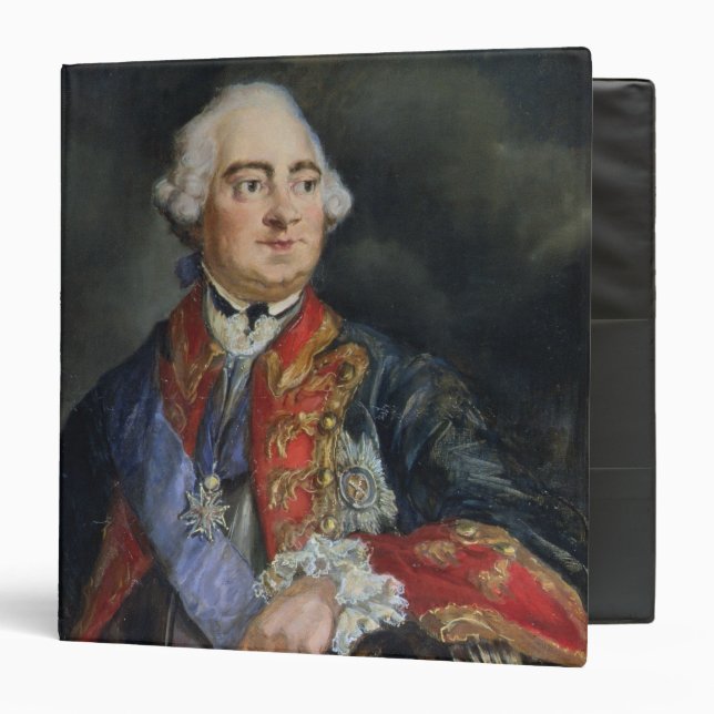 Portrait of the Mathematician Leonhard Euler 3 Ring Binder (Front/Inside)