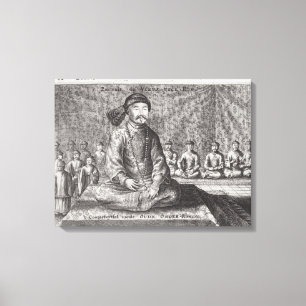 Portrait of the Old Viceroy, from an account of a Canvas Print