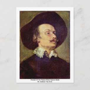 Portrait Of The Painter Pieter Snayers Battle Postcard