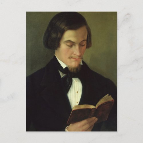 Portrait of the poet Heinrich Heine  1842 Postcard