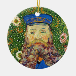 Portrait of the Postman Joseph Rouli Van gogh vinc Ceramic Ornament