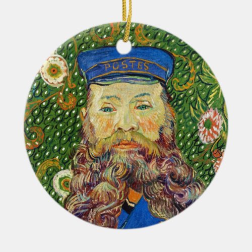 Portrait of the Postman Joseph Rouli Van gogh vinc Ceramic Ornament