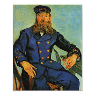 Portrait of the Postman Joseph Roulin - Van Gogh Photo Print