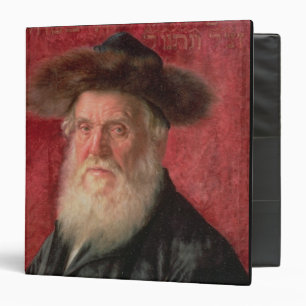 Portrait of the Rabbi of Nadvorno, c.1910 (oil on Binder