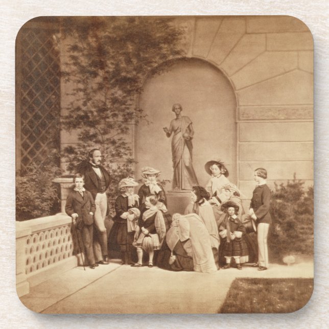 Portrait of the Royal Family at Osborne House, 185 Beverage Coaster (Front)