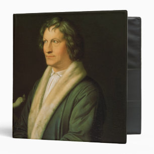 Portrait of the sculptor Bertel Thorvaldsen 3 Ring Binder