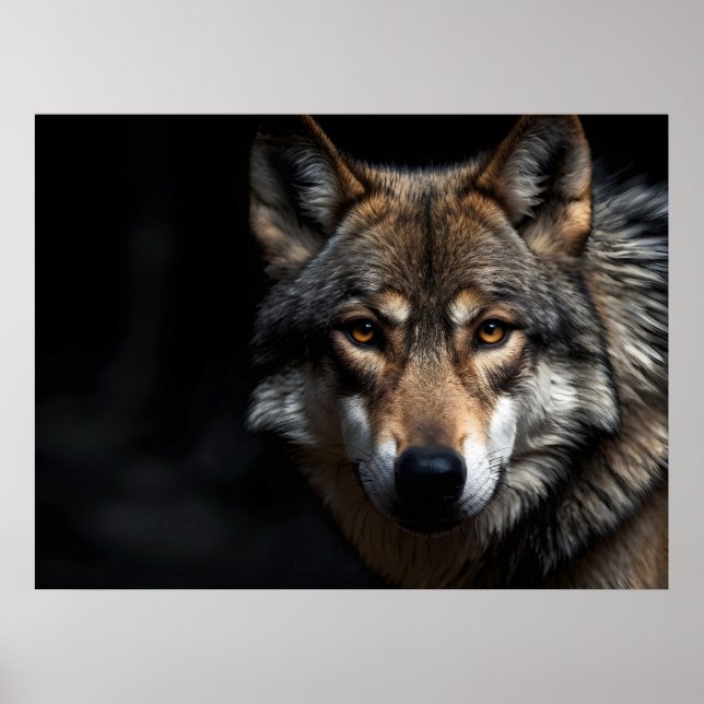 Portrait of the wolf poster (Front)