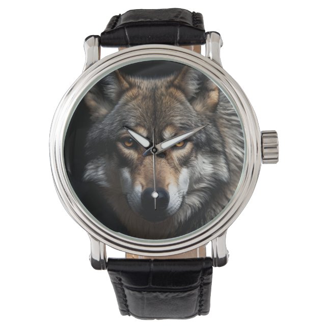Portrait of the wolf watch (Front)