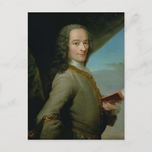 Portrait of the Young Voltaire Postcard