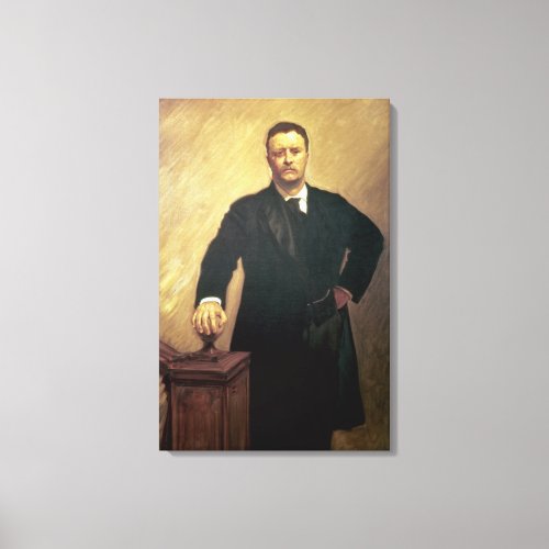 Portrait of Theodore Roosevelt Canvas Print