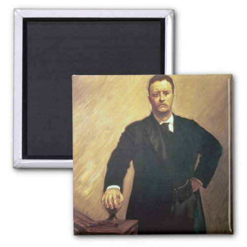 Portrait of Theodore Roosevelt Magnet