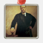 Portrait Of Theodore Roosevelt Metal Ornament at Zazzle