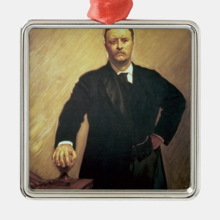 Portrait Of Theodore Roosevelt Metal Ornament