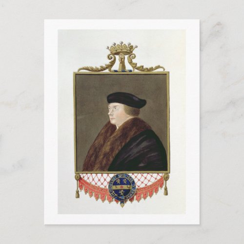 Portrait of Thomas Cromwell c1485_1540 Ist Earl Postcard