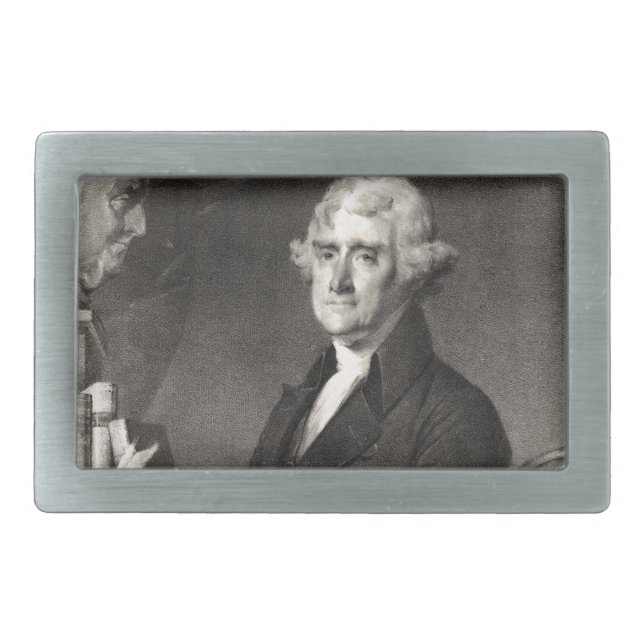 Portrait of Thomas Jefferson Belt Buckle (Front)